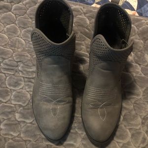 Dark Grey Short Booties